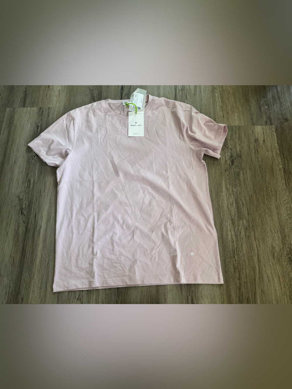 Manuel ritz Pink stretch cotton jersey t-shirt